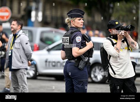A police officer in France .
